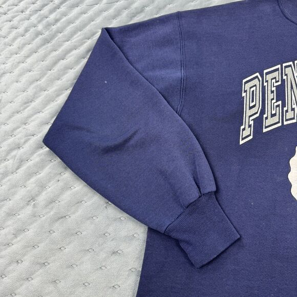 VINTAGE Penn State Sweater Mens XL Blue Nittany Lions Crewneck Pullover Classic - Picture 5 of 13